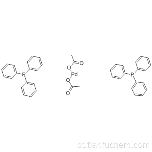 Acetato de bis (trifenilfosfino-paládio) CAS 14588-08-0